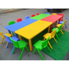 Kids Multi-Colour Plastic Chair – Durable & Child-Safe Seating