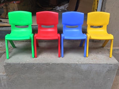 Kids Plastic Chairs – Durable & Colorful Seating for Children (28 cm)