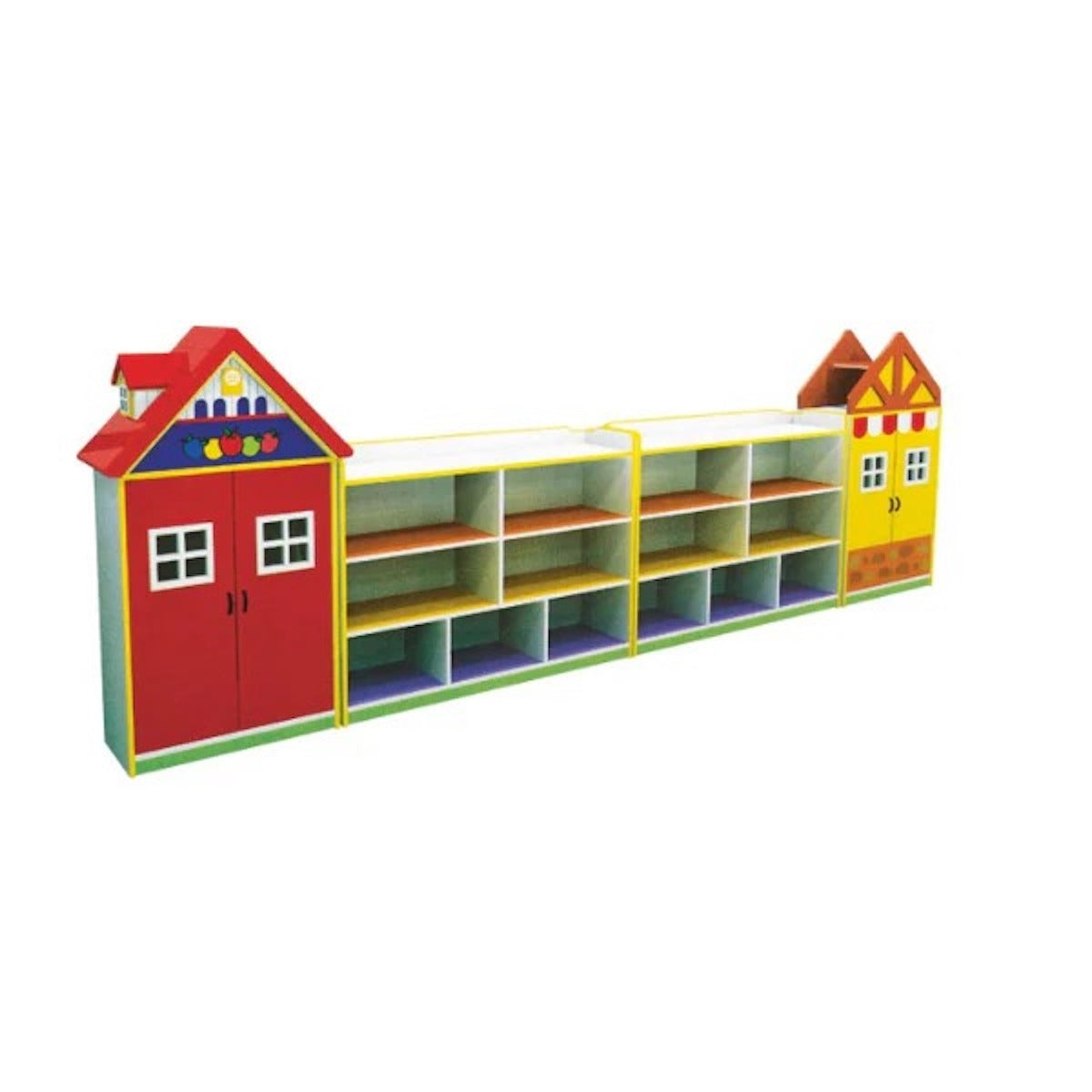 Wooden Shelf House for Kids – Large Storage Organizer (36030120 CM)