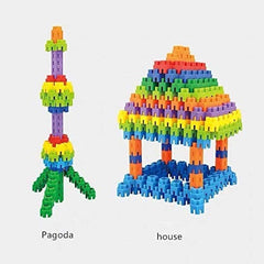 Educational Building Blocks Toy – Colorful STEM Learning Set for Kids (500g Bag)