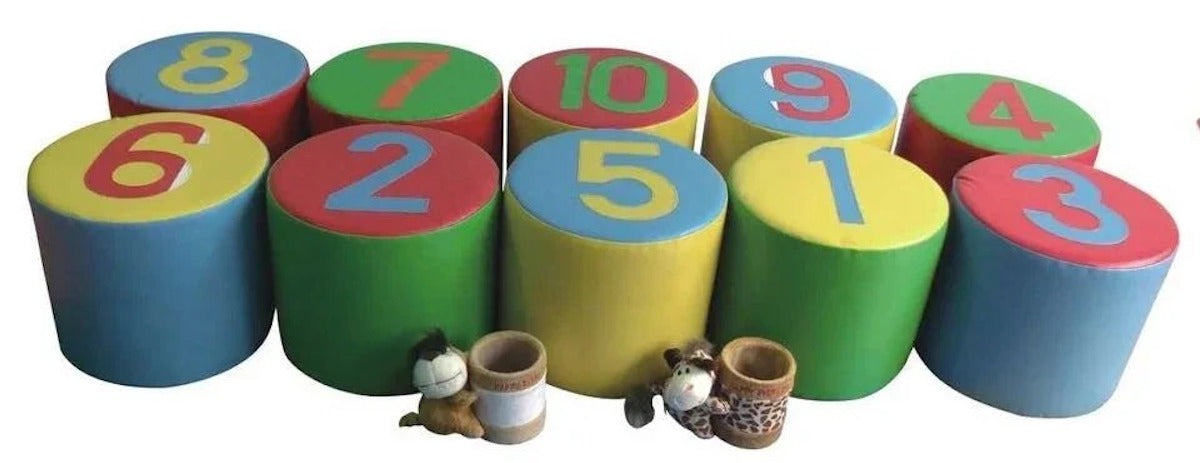 Soft Building Blocks for Children – Colorful Foam Stacking Toys (28×24 CM)
