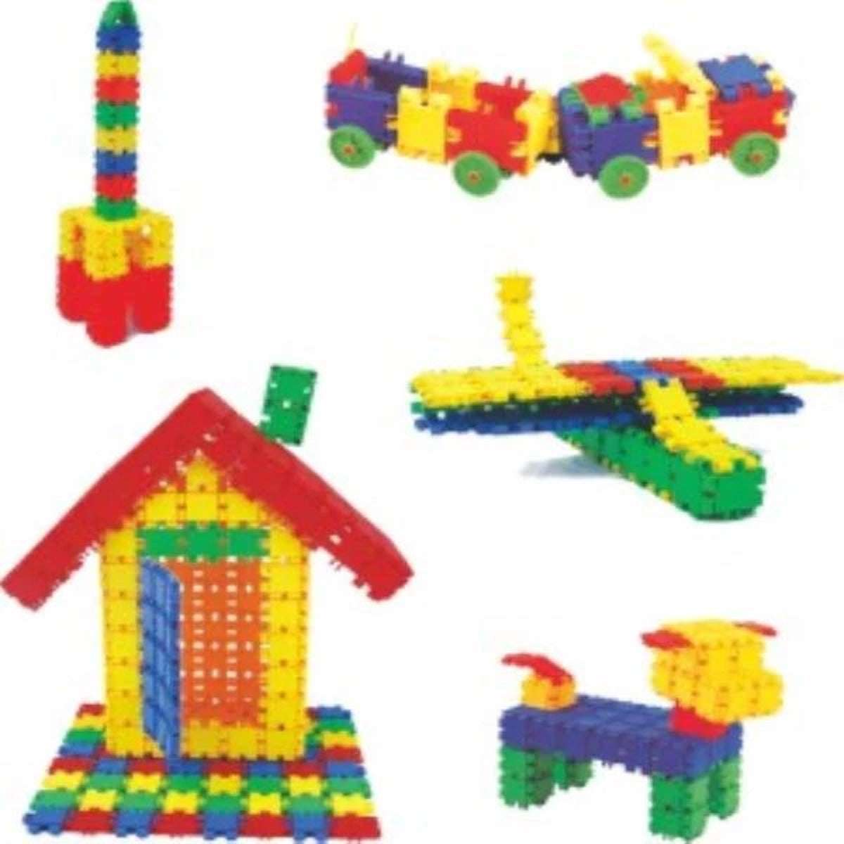 Small Puzzle Blockers for Kids – Colorful Educational Building Set (500g Bag)