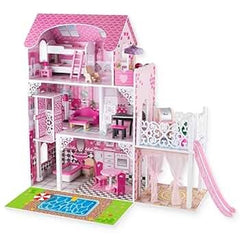Princess Dollhouse Playset with Furniture & Slide