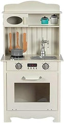 Kids' Wooden Kitchen Pretend Play – Compact Educational Toy