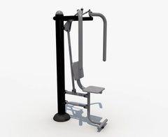 Single Seated Chest Exerciser – Durable Outdoor Fitness Equipment for Strength Training