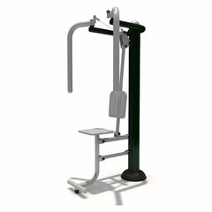 Single Seated Chest Exerciser – Durable Outdoor Fitness Equipment for Strength Training