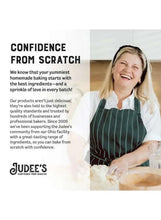 Dried egg yolk powder pouch with “Confidence from scratch” text by Judee's