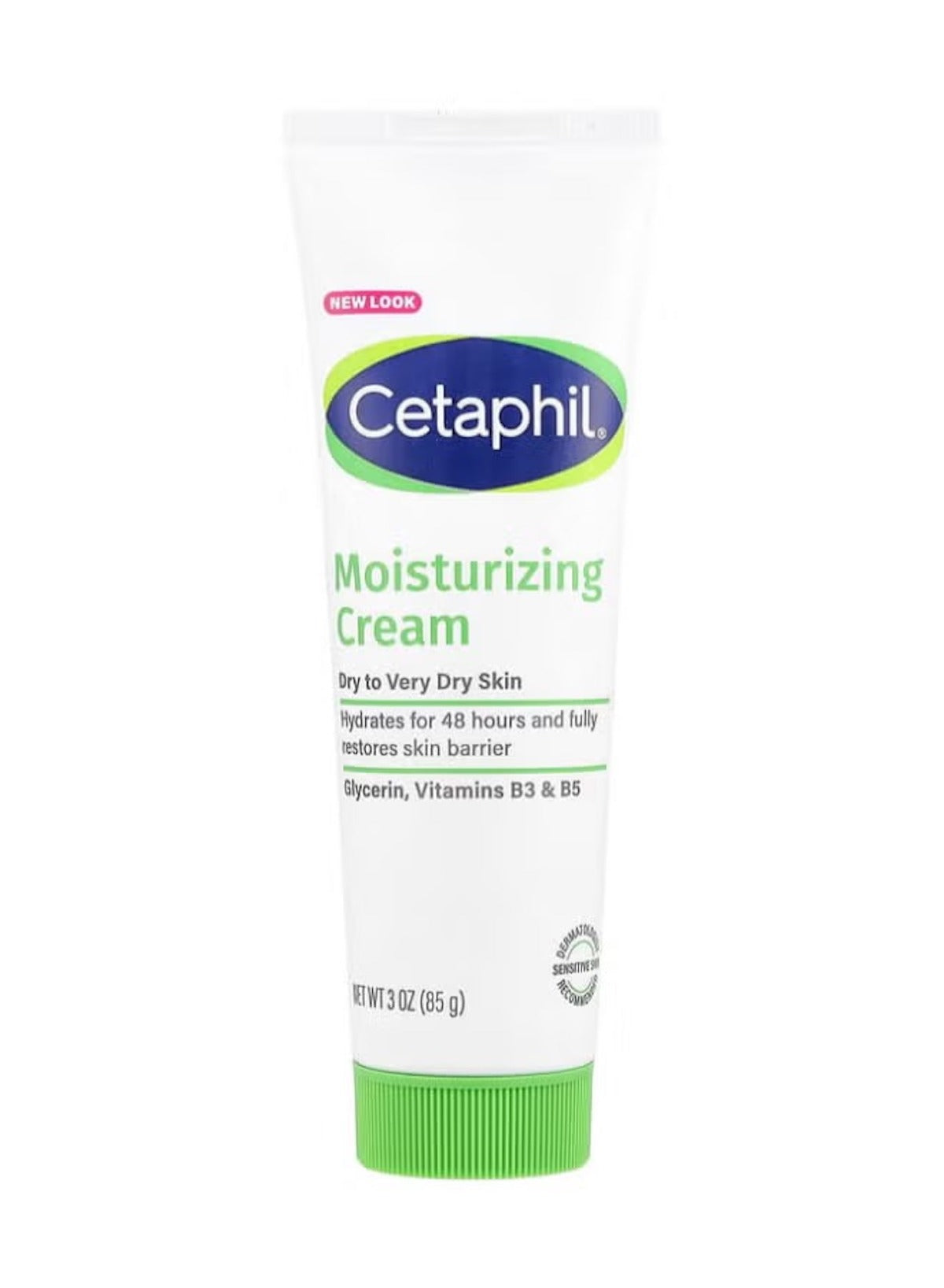 Cetaphil Moisturizing Cream, Fragrance-Free, 3 Oz (85g) | Hydrating Cream for Dry to Very Dry Skin