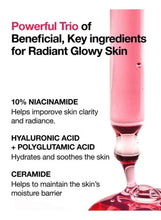 Red Anua 10+ face serum dropper above bottle, thick serum visible