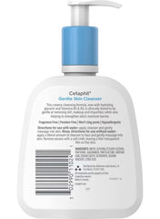 Cetaphil Gentle Skin Cleanser for Normal to Dry, Sensitive Skin | Face & Body Wash with Niacinamide & Glycerin | Unscented, Soap-Free | 118ml