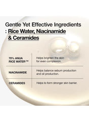 Rice 70+ Glow Milky Toner for Glass Skin and Brightening, Fragrance-Free – 250ml