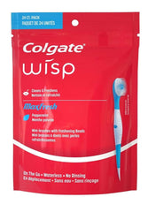 Disposable Mini Toothbrush Peppermint – 24 Count