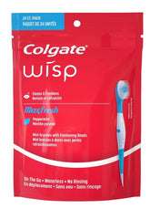 Disposable Mini Toothbrush Peppermint – 24 Count