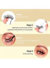 DYSILK 6D Mink Wispy Eyelashes – False Eyelashes 5 Pairs – Fluffy Natural Look Like Extensions – Reusable Strip Lashes | 007-18mm