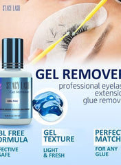 Stacy Lash Gel Remover for Eyelash Extension Glue – 15 ml (0.51 fl.oz) | Fast Adhesive Dissolution | GBL-Free | Aquamarine Color | Professional Salon Use Only