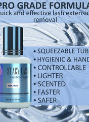 Stacy Lash Gel Remover for Eyelash Extension Glue – 15 ml (0.51 fl.oz) | Fast Adhesive Dissolution | GBL-Free | Aquamarine Color | Professional Salon Use Only