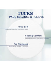 Medicated Cooling Pads – 100 Count | Gentle Cleansing & Hemorrhoid Relief | Packaging May Vary