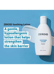 Zeroid Soothing Lotion | Face & Body Moisturizer for Sensitive & Dry Skin | Skin Barrier Repair | 200ml