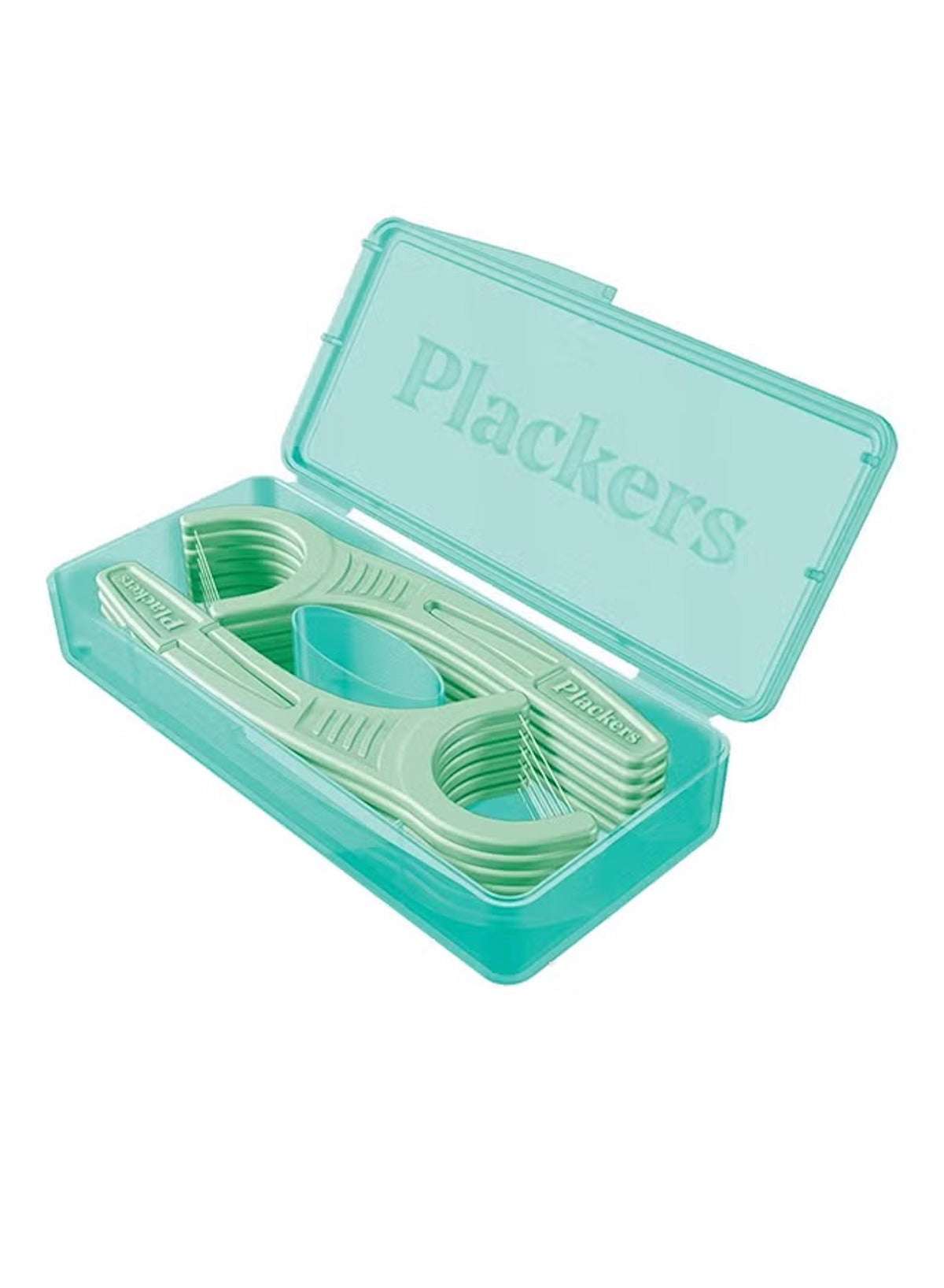 12-Piece Micro Mint Dental Flossers with Travel Case