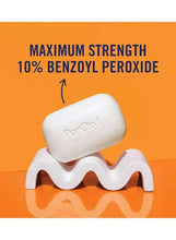 Maximum strength 10% benzoyl peroxide cleansing bar, white
