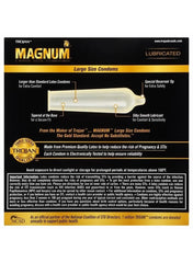 TROJAN Magnum Lubricated Large Condoms – 36 Count Pack