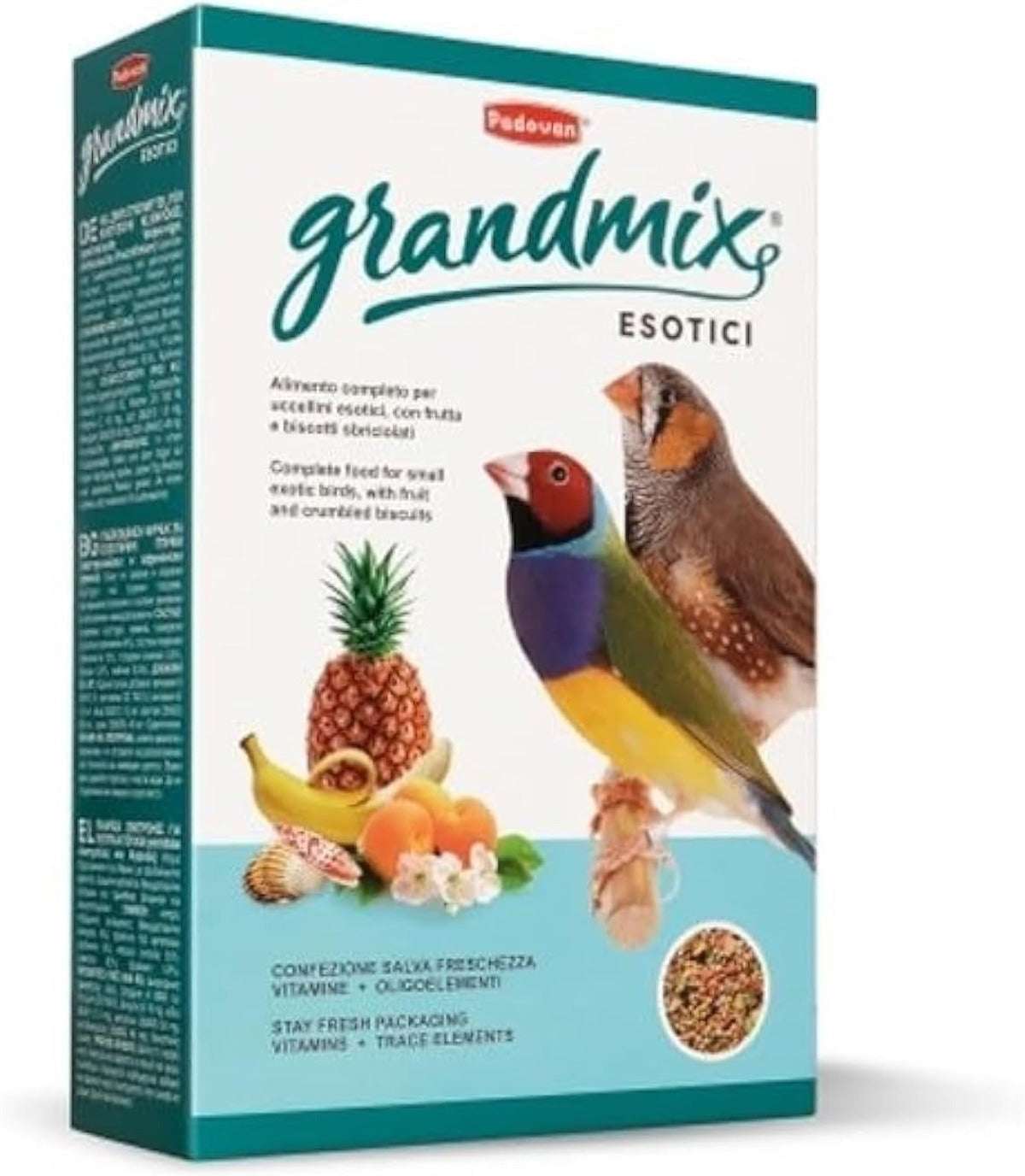 Padovan Grandmix Esotici Feed for Small Exotic Birds – 400g / 1kg