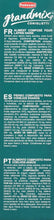 Rabbit food label with feeding and ingredient information on package back