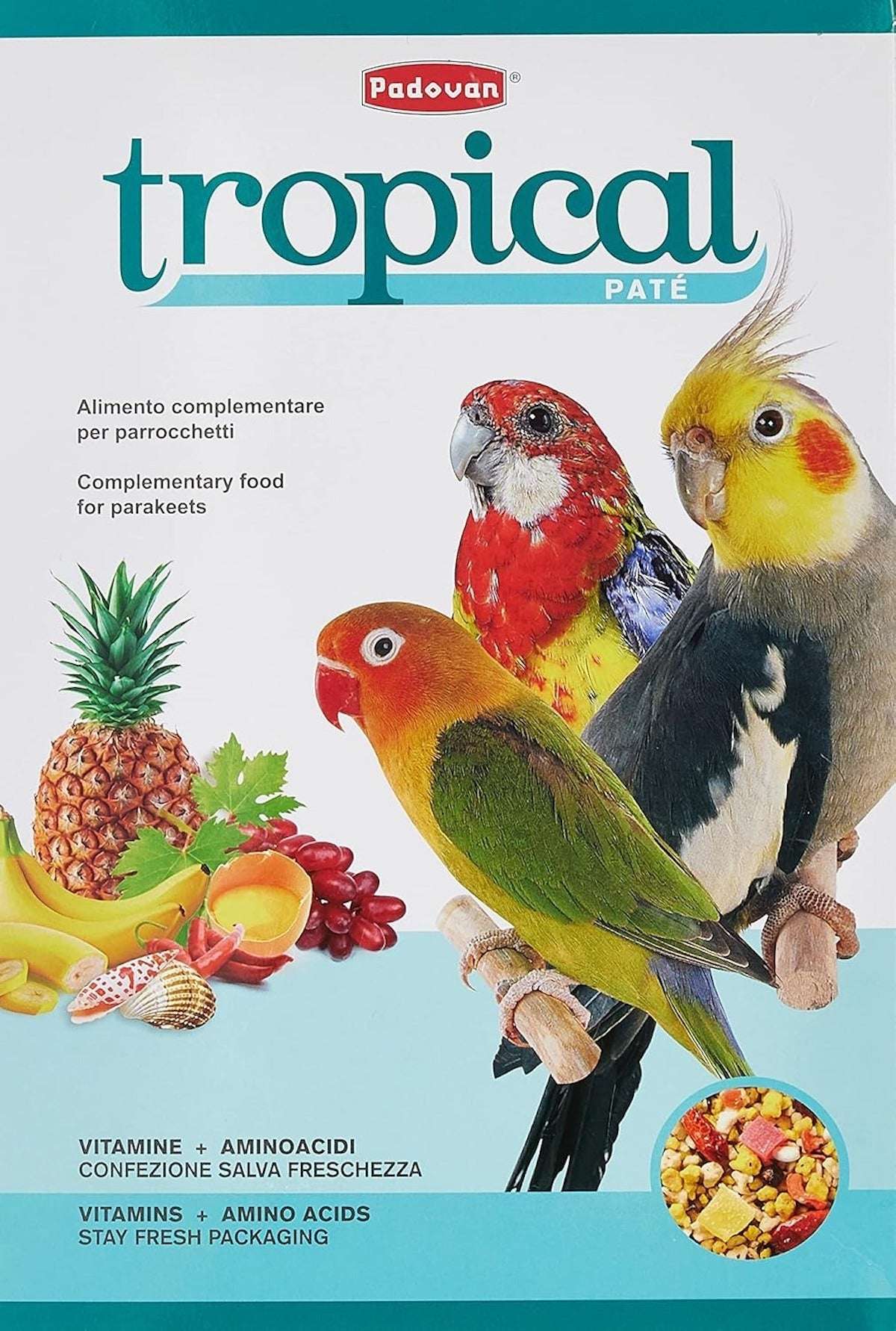 Padovan Tropical Patee Bird Food 700g – Premium Egg Food for Exotic Birds