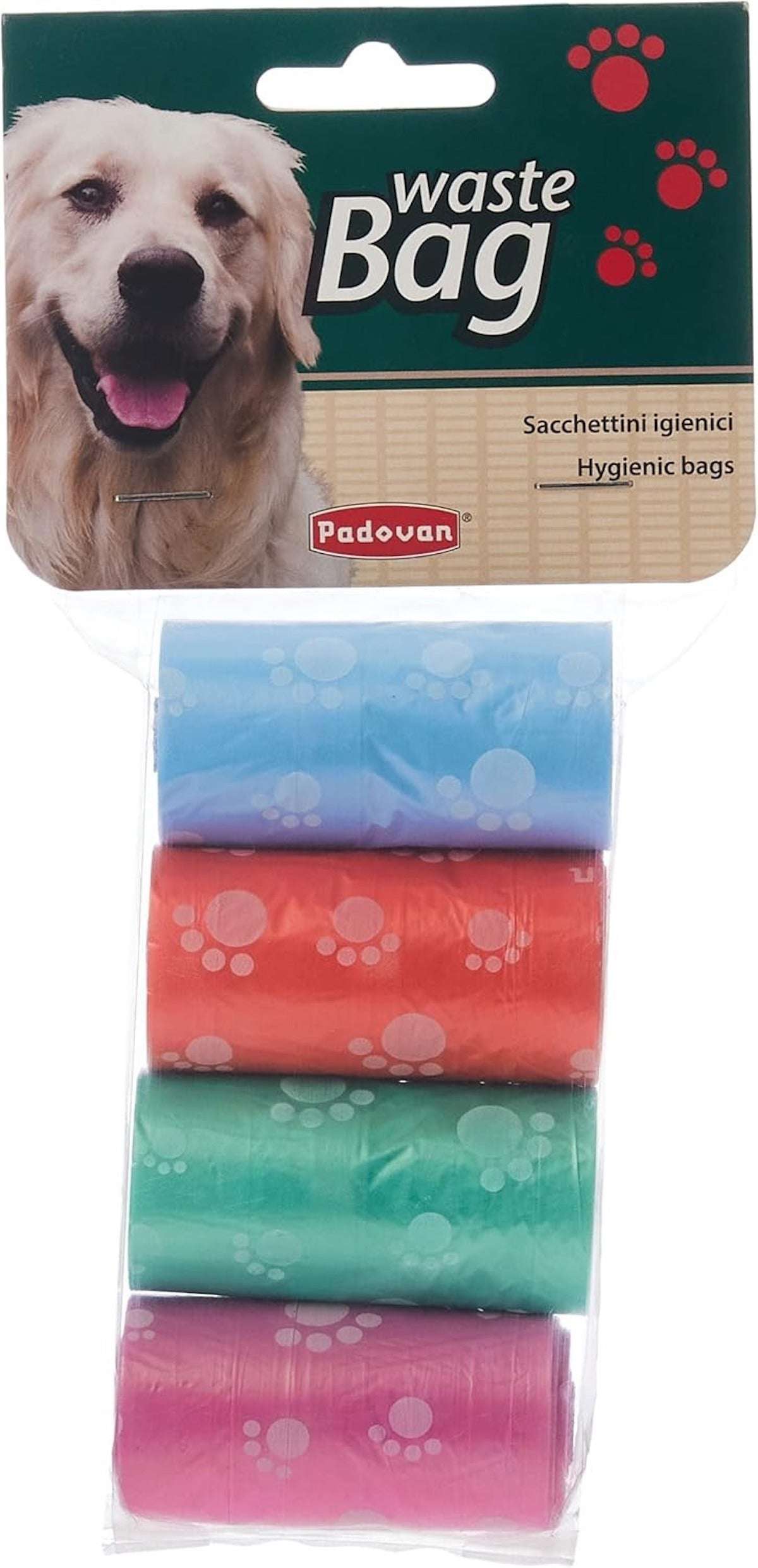 PADOVAN WASTE BAG, MIX COLOUR X 10