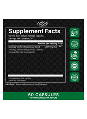Moringa 6000 MG – 60 Veg Capsules | Natural Energy, Immunity & Detox Support
