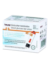Beurer GL 44/50 Blood Glucose Test Strips | Pack of 50 | Precise & Easy-to-Use Strips for Beurer Glucose Monitors