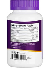Marine collagen supplement bottle, supplement facts table and serving size details