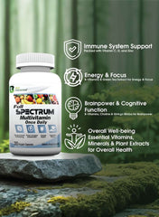 Full Spectrum Multivitamin for Men and Women – 30 Veggie Capsules
