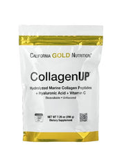 California Gold Nutrition CollagenUp – Marine Collagen Peptides with Hyaluronic Acid & Vitamin C | Supports Healthy Hair, Skin, Nails, Joints & Bones | Unflavored – 206g (7.26 oz)