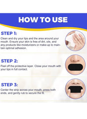 Good Night Tape – 30 Patches | Anti-Snoring Sleep Mouth Tape | Soft, Comfortable, Odour-Free Strips for Better Nasal Breathing & Reduced Mouth Dryness