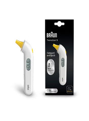 Thermoscan 3 Digital Thermometer with Ultra Sensitive Sensor| 1-Second Readings, Audio Fever Guidance, Memory Recall & Lens Filter Detector