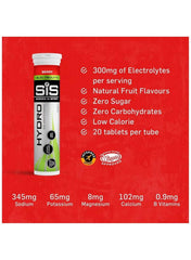 SIS Hydro Berry Sugar Free Hydration Tablets with 300mg Electrolytes and Natural Fruit Flavors