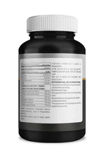 Slimming weight loss supplement bottle with ingredient information panel