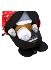 Black & Red Mums Baby Travel Bag