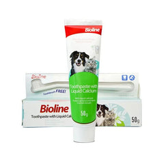 Bioline Dog Toothpaste Series – 50g [Weight – 50g | Enzyme, Liquid Calcium]