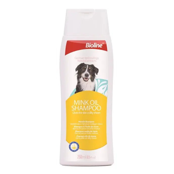 Bioline Mink Oil Dog Shampoo [Volume – 250 ml]