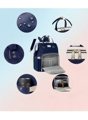 Blue Mum’s Baby Travel Backpack