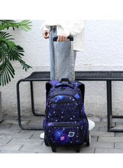 Galaxy Explorer Wheeled School Backpack