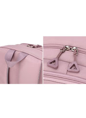 Stylish Pink & Grey School Backpack