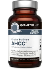 Platinum AHCC 750 mg – 60 VegiCaps (Packaging May Vary)