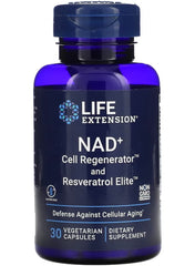 NAD+ Cell Regenerator & Resveratrol Elite – 30 Vegetarian Capsules