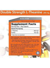 L-Theanine Double Strength – 200 mg, 120 Capsules