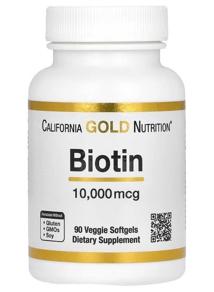 Biotin 10,000 mcg – 90 Softgels