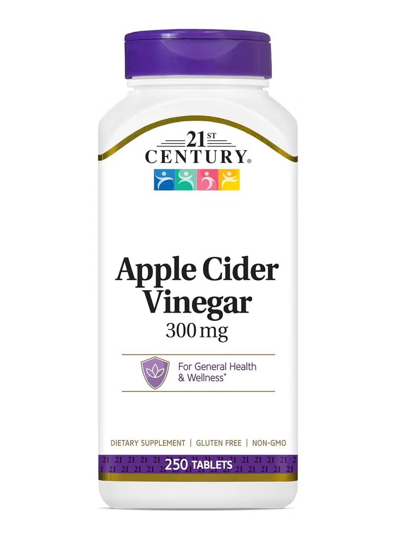 21st Century Apple Cider Vinegar 300mg – 250 Tablets