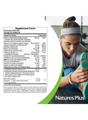 NaturesPlus Hema-Plex Iron – 60 Slow-Release Mini-Tabs | 85 mg Chelated Iron | Total Blood Health